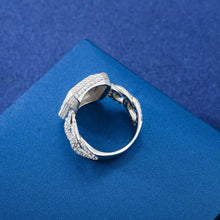 Cargar imagen en el visor de la galería, Anillo Moissanitas-Plata Ley 925