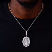 Cargar imagen en el visor de la galería, Dije San Judas Tadeo Plata Ley 925-Moissanitas