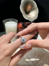 Cargar imagen en el visor de la galería, Anillos Solitarios Dama Moissanitas-Plata Ley 925