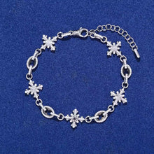 Cargar imagen en el visor de la galería, Pulsera Cruz Lazo Plata Ley 925-Moissanitas