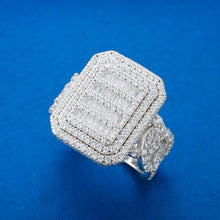 Cargar imagen en el visor de la galería, Anillo Moissanitas-Plata Ley 925