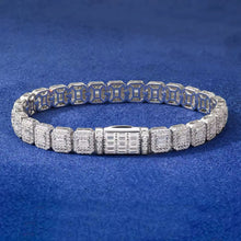 Cargar imagen en el visor de la galería, Pulsera Tennis Moissanitas-Plata Ley 925