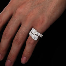 Cargar imagen en el visor de la galería, Anillo Moissanitas-Plata Ley 925