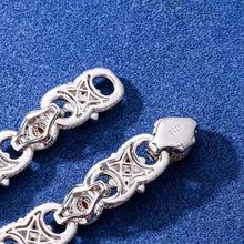 Cargar imagen en el visor de la galería, Pulsera Ojo Estrella Plata Ley 925-Moissanitas