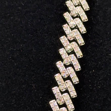 Cargar imagen en el visor de la galería, Cadena Cubana Miami Plata Ley 925-Moissanitas