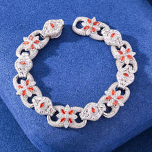 Cargar imagen en el visor de la galería, Pulsera Ojo Estrella Plata Ley 925-Moissanitas