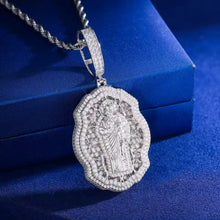 Cargar imagen en el visor de la galería, Dije San Judas Tadeo Plata Ley 925-Moissanitas