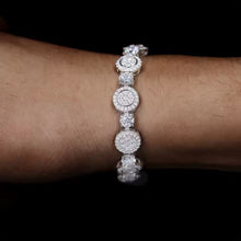 Cargar imagen en el visor de la galería, Pulsera Tennis Plata Ley 925-Moissanitas
