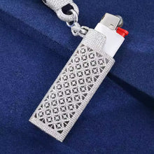 Cargar imagen en el visor de la galería, Estuche(Funda) Para Candela(Encendedor) Plata Ley 925-Moissanitas