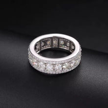 Cargar imagen en el visor de la galería, Anillo Plata Ley 925-Moissanitas