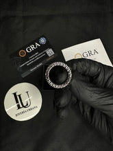 Cargar imagen en el visor de la galería, Anillo Tennis Moissanitas-Plata Ley 925
