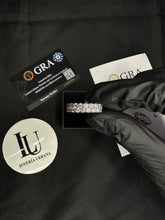 Cargar imagen en el visor de la galería, Anillo Tennis Moissanitas-Plata Ley 925