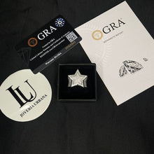 Cargar imagen en el visor de la galería, Anillo Estrella Moissanitas-Plata Ley 925