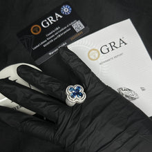 Cargar imagen en el visor de la galería, Anillo Blessd Moissanitas-Plata Ley 925