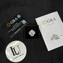 Cargar imagen en el visor de la galería, Anillo Blessd Rosa Moissanitas-Plata Ley 925
