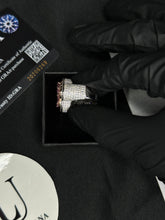 Cargar imagen en el visor de la galería, Anillo Blessd Rosa Moissanitas-Plata Ley 925