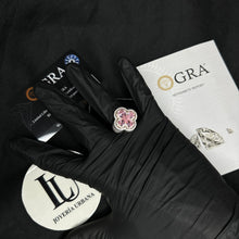Cargar imagen en el visor de la galería, Anillo Blessd Rosa Moissanitas-Plata Ley 925