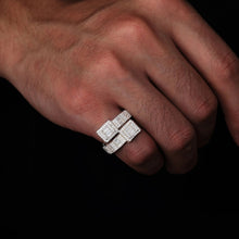 Cargar imagen en el visor de la galería, Anillo Moissanitas-Plata Ley 925