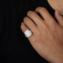 Cargar imagen en el visor de la galería, Anillo Moissanitas-Plata Ley 925