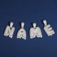Cargar imagen en el visor de la galería, Dije Inicial Moissanitas-Plata Ley 925