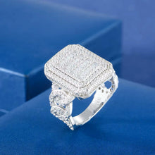Cargar imagen en el visor de la galería, Anillo Moissanitas-Plata Ley 925