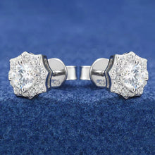 Cargar imagen en el visor de la galería, Aretes Moissanitas-Plata Ley 925
