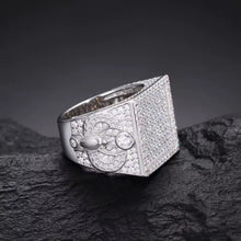 Cargar imagen en el visor de la galería, Anillo Plata Ley 925-Moissanitas
