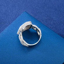 Cargar imagen en el visor de la galería, Anillo Moissanitas-Plata Ley 925

