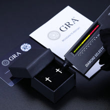 Cargar imagen en el visor de la galería, Aretes Moissanitas-Plata Ley 925
