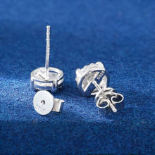 Cargar imagen en el visor de la galería, Aretes Moissanitas-Plata Ley 925

