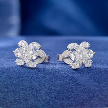 Cargar imagen en el visor de la galería, Aretes Plata Ley 925-Moissanitas
