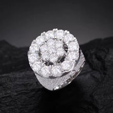 Cargar imagen en el visor de la galería, Anillo Engranaje Plata Ley 925-Moissanitas
