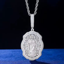 Cargar imagen en el visor de la galería, Dije San Judas Tadeo Plata Ley 925-Moissanitas
