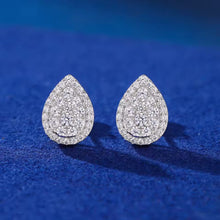 Cargar imagen en el visor de la galería, Aretes Plata Ley 925-Moissanitas
