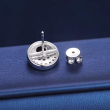 Cargar imagen en el visor de la galería, Aretes Moissanitas-Plata Ley 925
