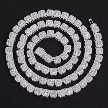 Cargar imagen en el visor de la galería, Cadena Tennis Chain Plata Ley 925-Moissanitas 6mm
