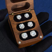 Cargar imagen en el visor de la galería, Aretes Plata Ley 925-Moissanitas
