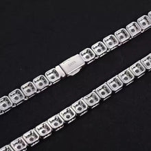 Cargar imagen en el visor de la galería, Cadena Tennis Chain Plata Ley 925-Moissanitas 6mm
