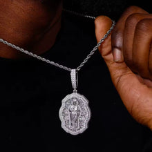 Cargar imagen en el visor de la galería, Dije San Judas Tadeo Plata Ley 925-Moissanitas
