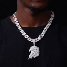 Cargar imagen en el visor de la galería, Dije Águila Plata Ley 925-Moissanitas
