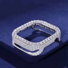 Cargar imagen en el visor de la galería, Caja Para Reloj (Compatible con: Apple Whatch 42mm) Plata Ley 925-Moissanitas
