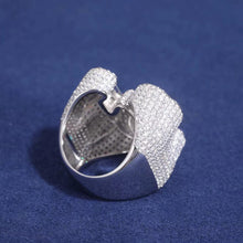Cargar imagen en el visor de la galería, Anillos &quot;W&quot; Moissanitas-Plata Ley 925

