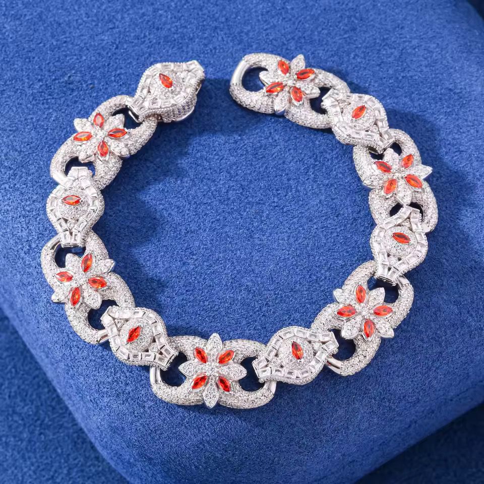 Pulsera Ojo Estrella Plata Ley 925-Moissanitas