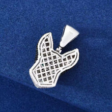 Cargar imagen en el visor de la galería, Dije Gato Plata Ley 925-Moissanitas

