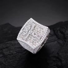 Cargar imagen en el visor de la galería, Anillo Jesús Cruz Plata Ley 925-Moissanitas
