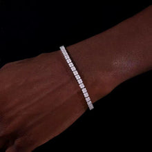 Cargar imagen en el visor de la galería, Pulsera Tennis Doble Plata Ley 925-Moissanitas
