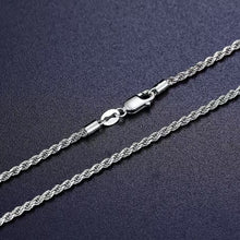 Cargar imagen en el visor de la galería, Cadena Tejido Lazo Plata Ley 925 2.5mm
