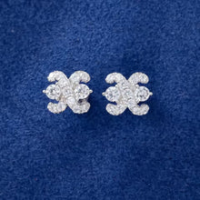 Cargar imagen en el visor de la galería, Aretes Plata Ley 925-Moissanitas
