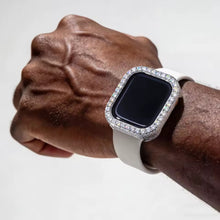 Cargar imagen en el visor de la galería, Caja Para Reloj (Compatible con: Apple Whatch 42mm) Plata Ley 925-Moissanitas
