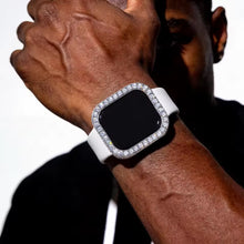 Cargar imagen en el visor de la galería, Caja Para Reloj (Compatible con: Apple Whatch 42mm) Plata Ley 925-Moissanitas
